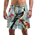 thumbnail image 1 of luoweisi Men's Beach Shorts Quick Dry Swim Trunks with Mesh Lining Woodpecker L, 1 of 5