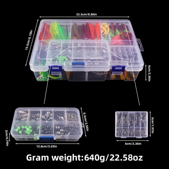 lure kit,Kit With Box With Set Box With And Kit Set Lure Kit Bait Kit Soft Worm Freshwater 327pcs And Equipment Worm Spinner 327pcs Bait Lures Saltwater Any Box Include Crankbait