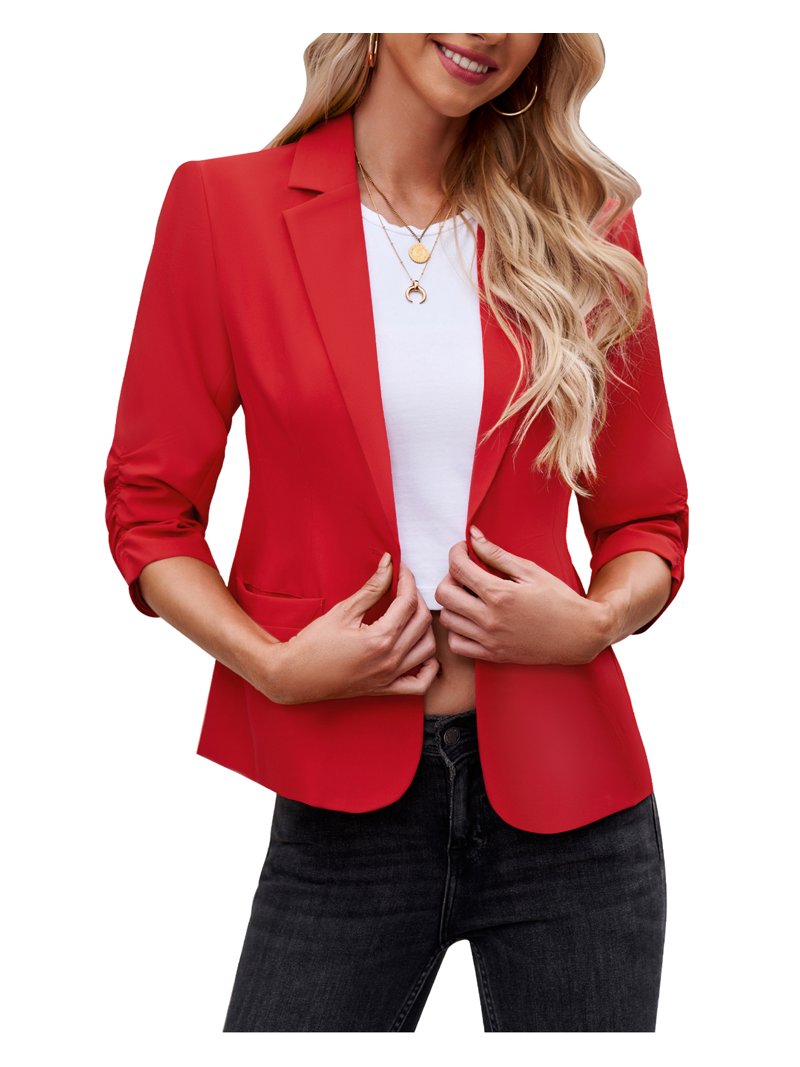 Womens Blazers Red Blazer Size 20 Plus Size Blazers For Curvy
