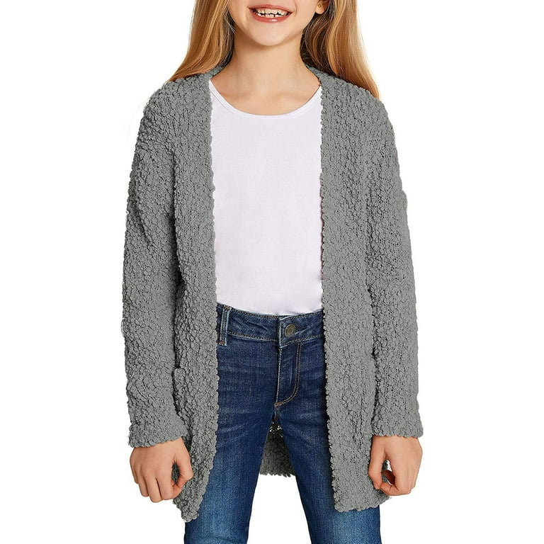 Girls open sweater 2025