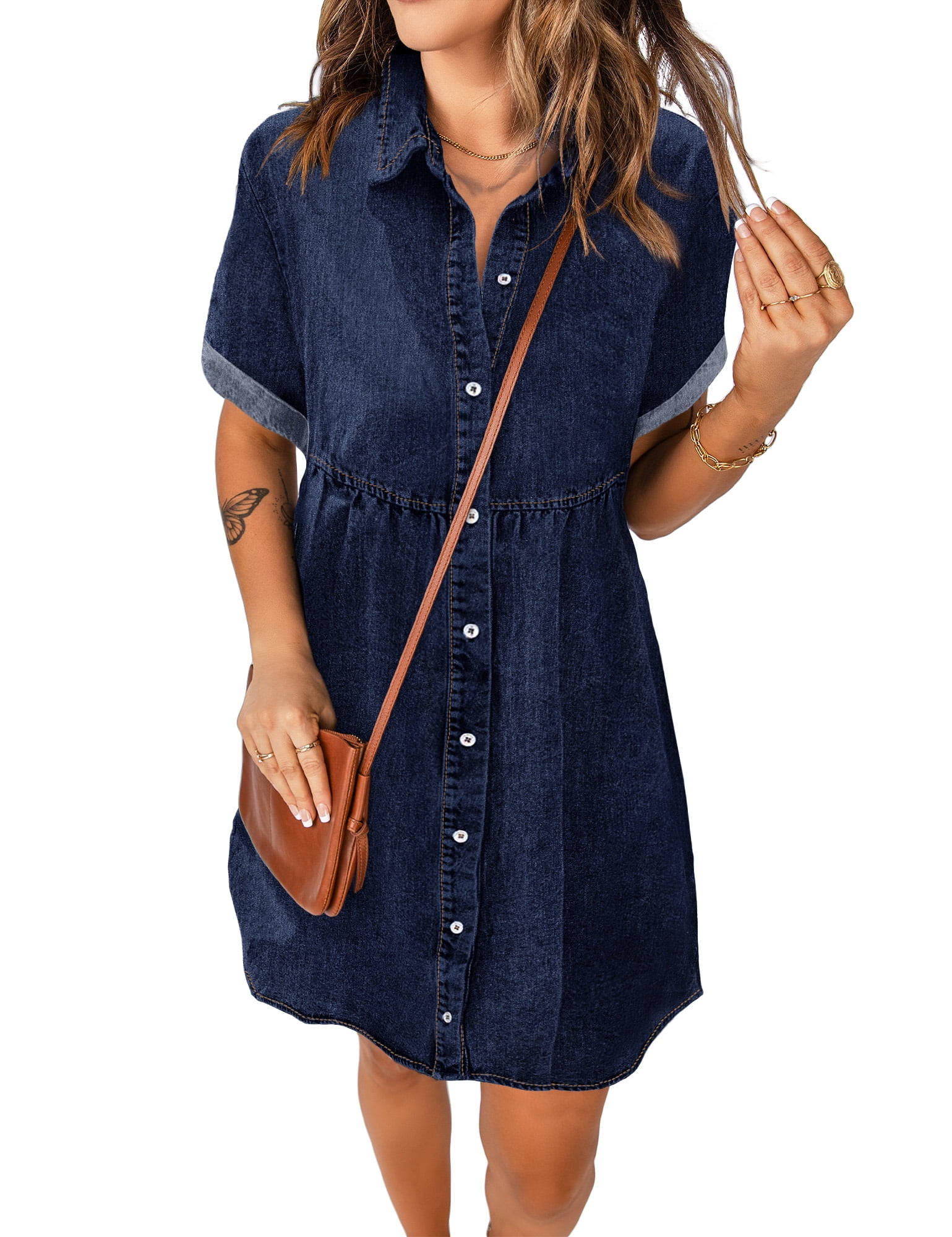 luvamia denim dress luvamia Denim Dress for Women