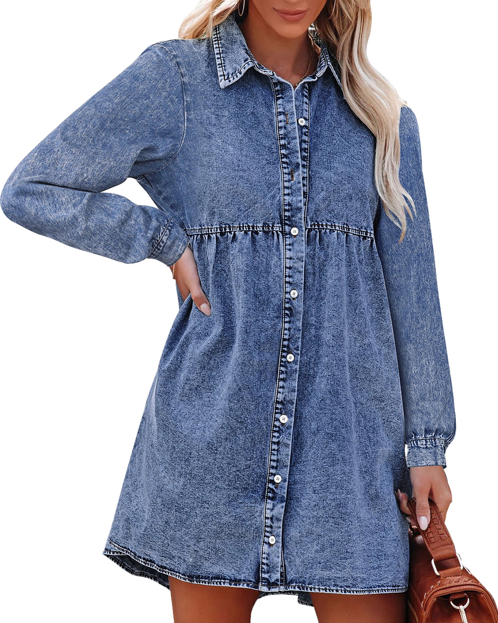 chinese dress ladies Denim Love Dress, Blue  Chic Soul