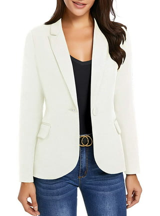 Womens White Suits Business