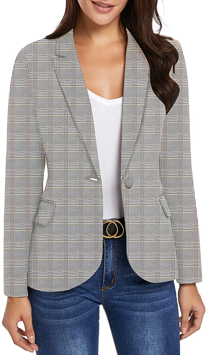 Jeans Grey Jersey Jacket Womens Adele Jersey Jacket In GREY MULTI