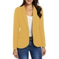 thumbnail image 1 of luvamia Womens Business Casual Blazer Work Office Coats Pocket Back Slit Jacket Suit, Size S-2XL, 1 of 6