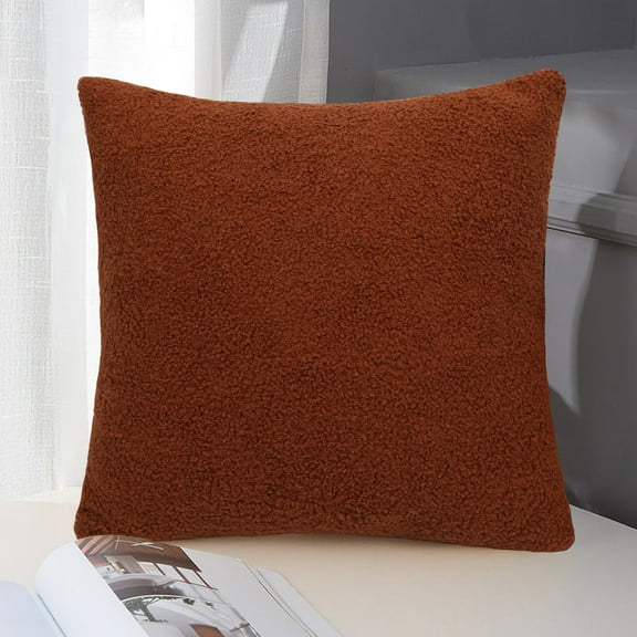 luxoti 17.7” x 17.7” Indoor & Outdoor Decorative Pillow Scandinavian Style Throw Pillow Cover, White