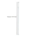 thumbnail image 1 of 1 Pack Spring Tension Curtain Rod White Adjustable 15.75 to 27.56 Inches, Small Short Expandable Pressure Loaded Curtain Tension Rods for Kitchen, Wardrobe, Windows, Cupboard, Bathroom, Home Closet, 1 of 5