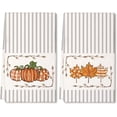thumbnail image 1 of luyaa Fall Kitchen Towels Set of 2,Orange Pumpkin Maple Autumn Dish Towels 18x26 Inch Drying Dishcloth,Farmhouse Home Decoration AD116, 1 of 6