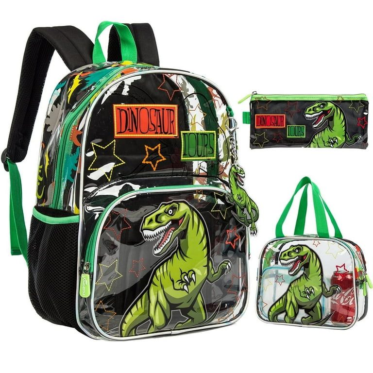 Clear dinosaur backpack 2025