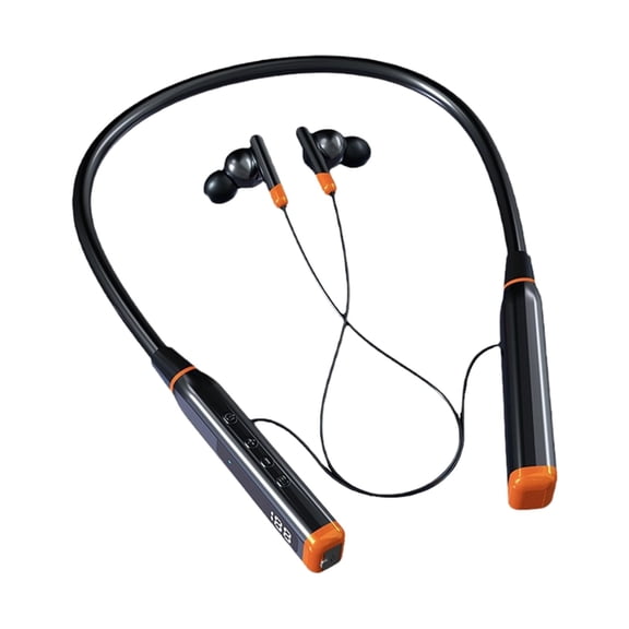 lwlmwt Bluetooth 5.3 Neckband Wireless Earphones, IPX4 Sweatproof Neck Headset, Noise Isolation, Support TF Card, Long Standby for Sports Workout Running