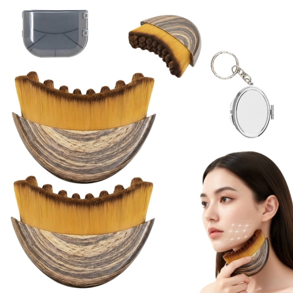 lymphatic drainage lymphatic contour face brush lymphatic drainage massager aeki lymphatic contour face brush lymphatic face brush face brush,With a mirror attached