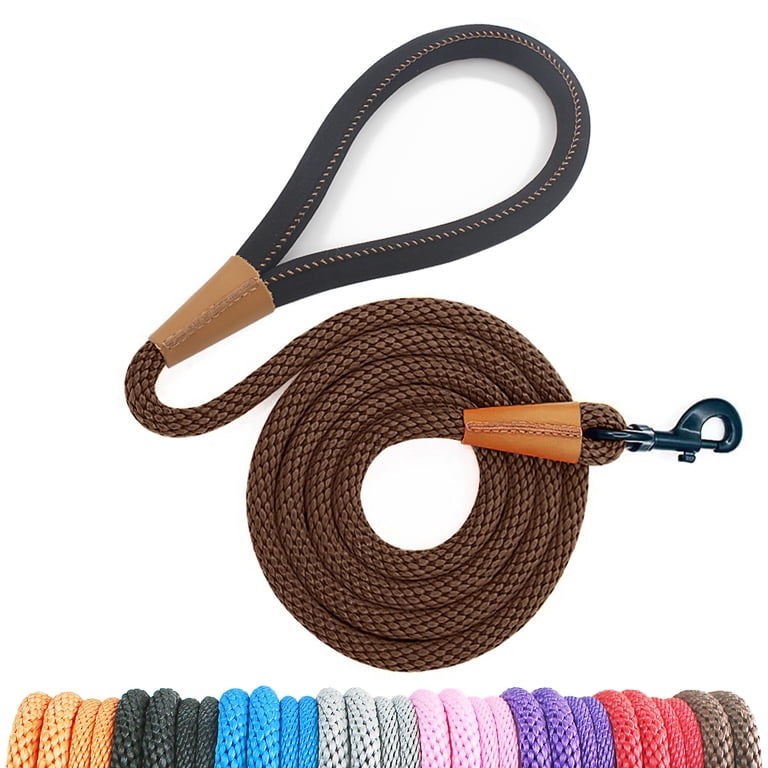 Long Dog Leash For Training & Safety – Nylon Rope With Titanium Alloy Clip, Puppy Harness Lead