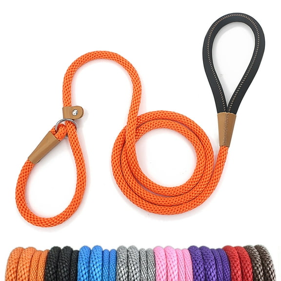 lynxking Slip Lead Dog Leash 6FT x 1/2 inches Strong Braided Dog Rope for Small Medium Large Dogs