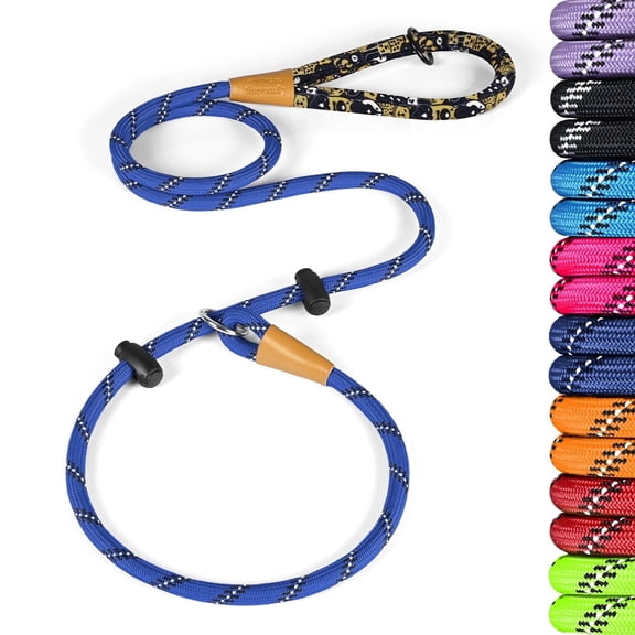 lynxking Slip Lead Dog Leash Reflective, Heavy Duty Comfortable Strong Rope for Large Medium Small Dogs No Pull Pet Training
