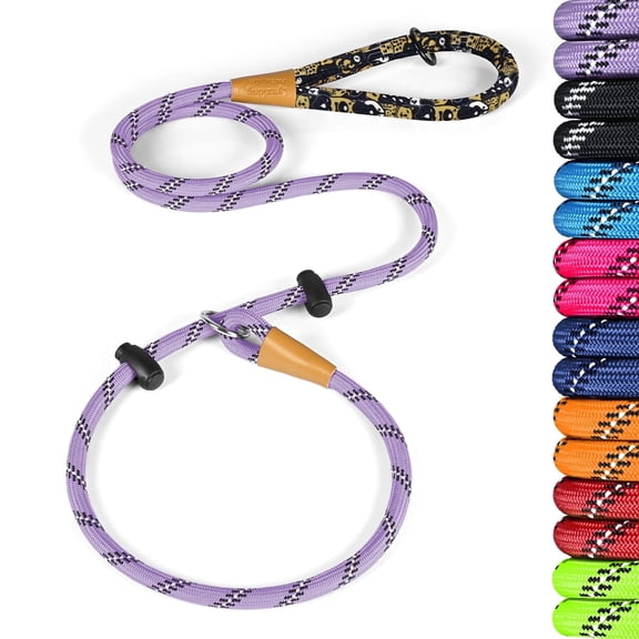 lynxking Slip Lead Dog Leash Reflective, Heavy Duty Comfortable Strong Rope for Large Medium Small Dogs No Pull Pet Training