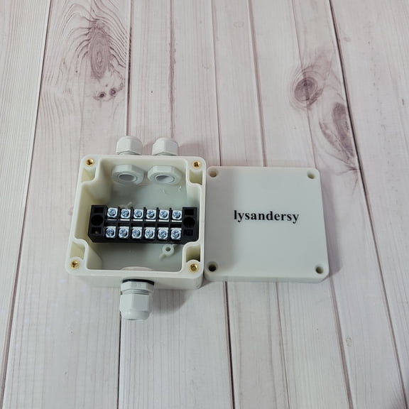 lysandersy Junction boxes Outdoor Electrical Enclosure with Terminal Block: An IP-Rated Cable Connection Box for Garden, Lighting, and Power Wiring Applications