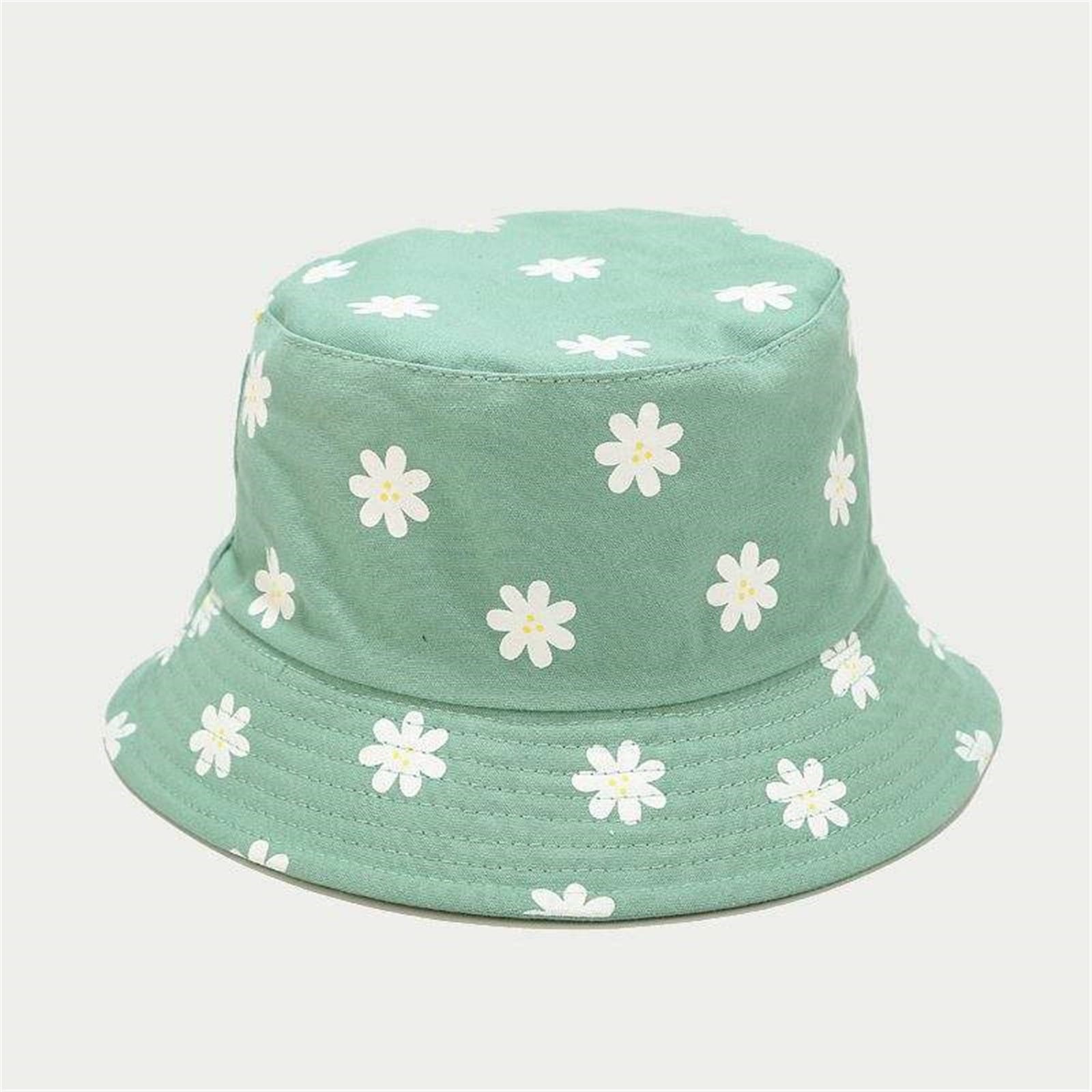 TELOLY Cute Bucket Hats for Women with String Bulk Bucket Hats Bucket ...