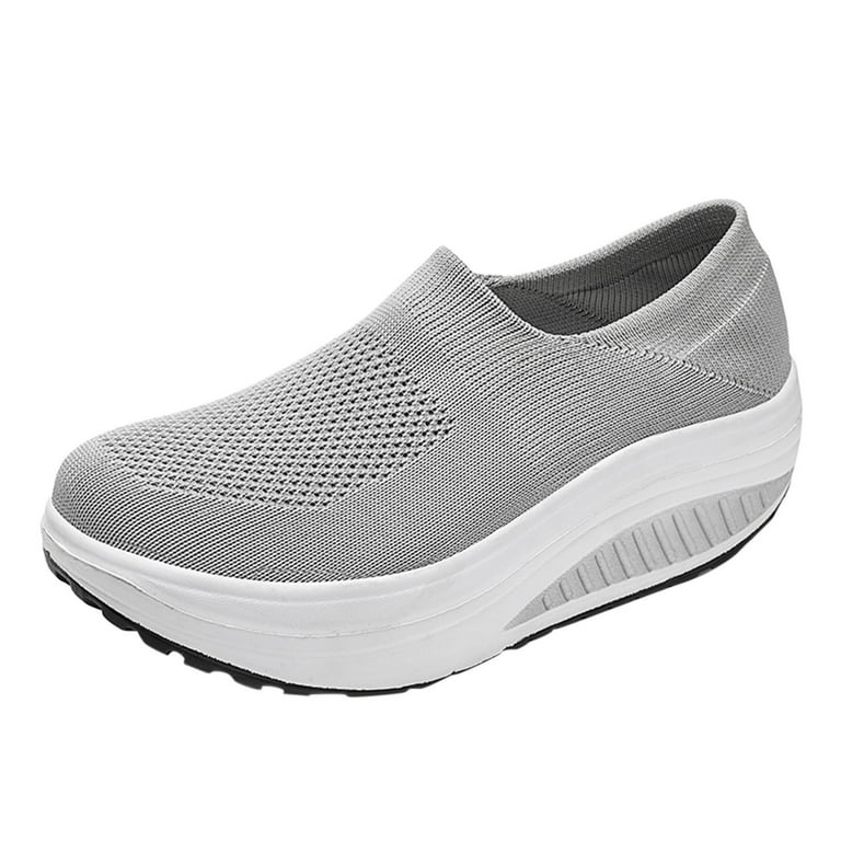 lystmrge Leather Sneakers for Women with Arch Support Size 8.5 Wide Womens  Sneakers Womens Sneakers Size 8.5 Slip on Leather Fashionand Comfortable  Lightweight Women's Sneakers Platform Shoes 