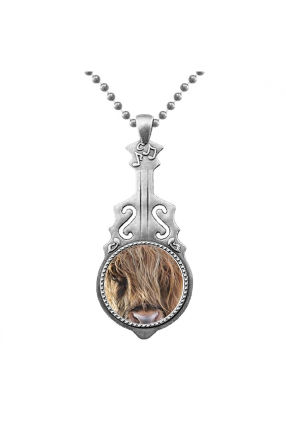 m Animal Buffalo Pendant Jewelry Music Guitar Torque Hangtag