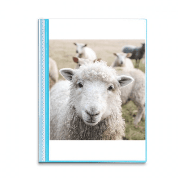 m Sheep Animal Picture Book Sheet Protectors Portfolio Binder Folder