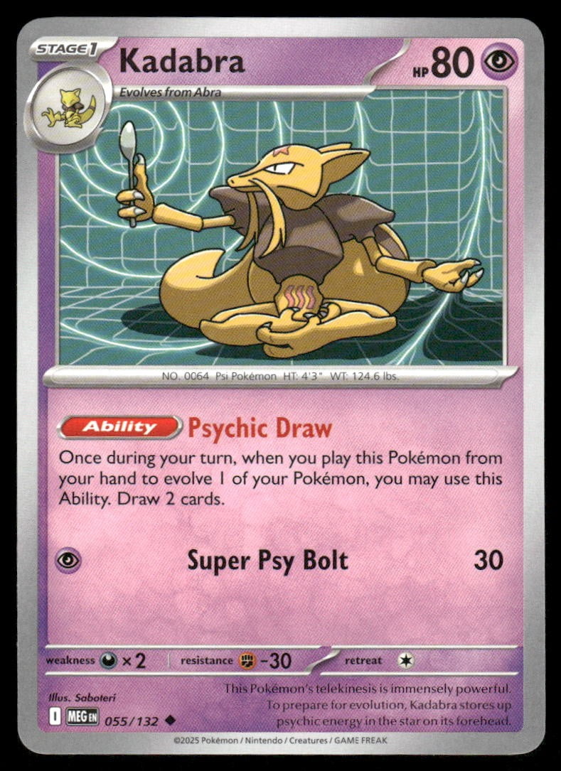 all kadabra pokemon cards Kadabra Pokemon Card