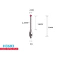 thumbnail image 1 of m2 ball cmm thread and cnc measuring probe stylus point contact, 1 of 7
