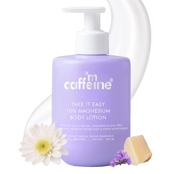 mCaffeine 10% Magnesium Deep Moisturizing Body Lotion, 300 mL