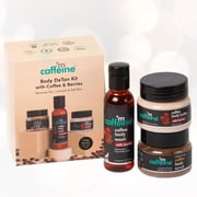 mCaffeine Berry and Coffee Body Care Skincare Gift Set, 3 Piece