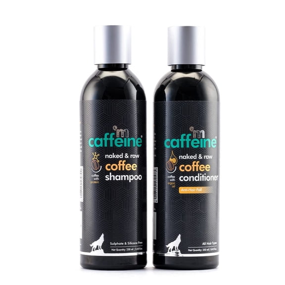 mCaffeine Coffee Shampoo & Conditioner Duo for Hair Fall Control & Nourishment Redensyl & Protein-rich Sulphate & Paraben For Men & Women