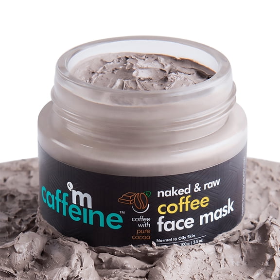 mCaffeine Naked and Raw Coffee Face Mask - Cocoa , 3.5 oz Mask