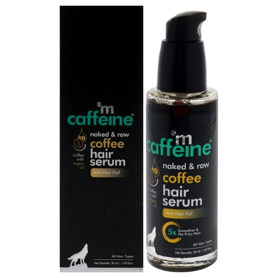 mCaffeine Naked and Raw Coffee Hair Serum , 1.69 oz Serum