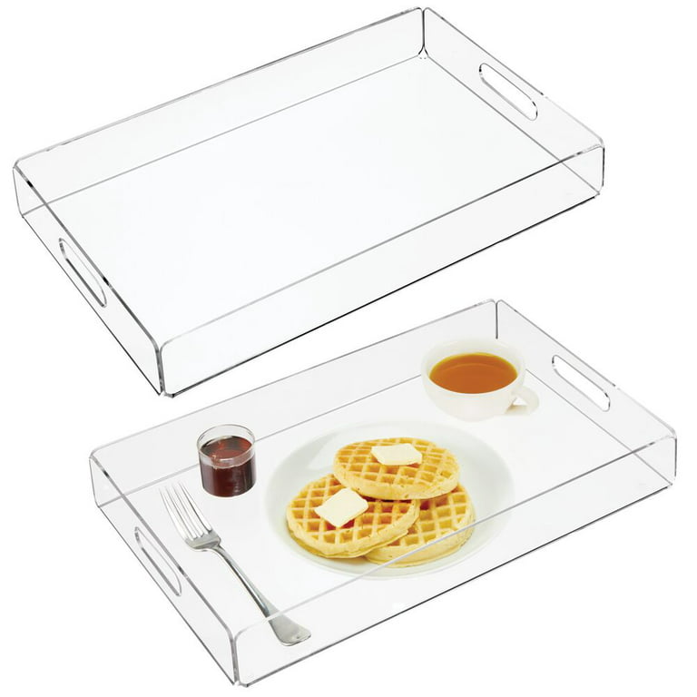 Small Outdoor Serving Tray - Little Butler Plastic Serving Trays