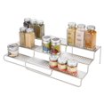 thumbnail image 1 of mDesign Adjustable, Expandable Metal Kitchen Spice Rack Organizer - Matte Satin, 1 of 7