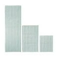thumbnail image 1 of mDesign Cotton Spa Mat Rug for Bathroom, Varied Sizes, Set of 3 - Water Blue, 1 of 8