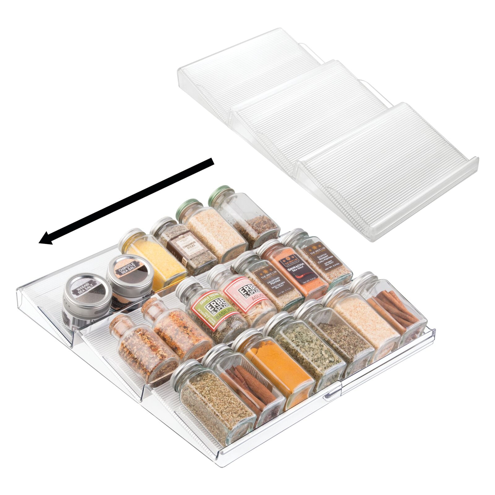 1/ Spice Drawer Organizer Seasoning Jars Drawer Insert - Temu