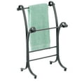 mDesign Steel 2Tier Countertop Free Standing Hand Towel Bar Stand