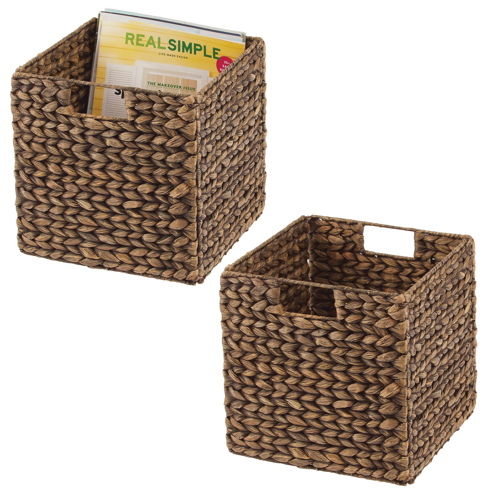 CubesLand Small Cube Shelf Closet Storage Baskets Bins Set 2,Woven Basket  for Organizing/Storage, Long-lasting &Skin-friendly Storage Basket Bin,Stylish  Room Decor Basket,Camel/Mixed Black Rope Basket - Yahoo Shopping