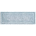 thumbnail image 1 of mDesign Large Modern Bath Mat Runner - Non-Skid Bathroom Runner Rug - Water Blue, 1 of 7