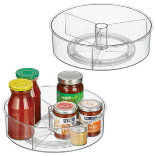 Boconia 10.6 Lazy Susan Organizer with 3 Removable Bins Pantry Organization  and Storage Lazy Susan Turntable for Cabinet Snack Organizer Divided  Rotating Spice Rack for Kitchen, Countertop, Bathroom - Yahoo Shopping
