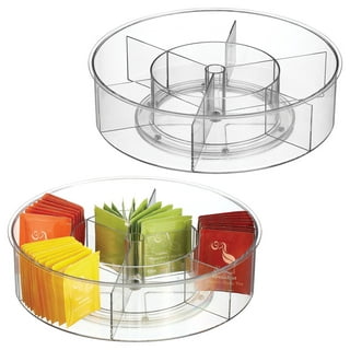 Divided Lazy Susan with Removable Bins