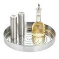 thumbnail image 1 of mDesign Lazy Susan Metal Turntable 12" Spinner, Kitchen Organization - Chrome, 1 of 6