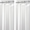 thumbnail image 1 of mDesign Long PEVA 72" x 72" Waterproof Shower Curtain Liner, 2 Pack, White, 1 of 8