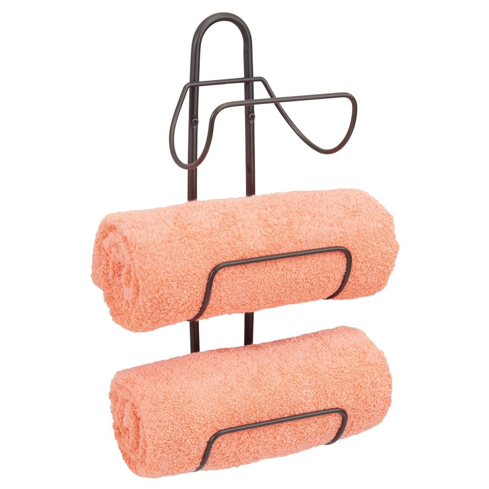 Soft Brass 3-Tier Wall Mounted Steel Towel Rack