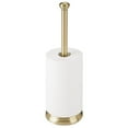 thumbnail image 1 of mDesign Metal Free-Standing Toilet Paper Holder - Soft Brass, 1 of 5
