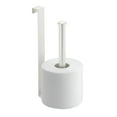 thumbnail image 1 of mDesign Metal Over Tank Toilet Tissue Paper Roll Holder, 2 Rolls - Pearl White, 1 of 6