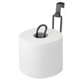 thumbnail image 1 of mDesign Metal Over the Tank Toilet Tissue Paper Roll Holder - Matte Black, 1 of 4