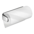 thumbnail image 1 of mDesign Metal Wall Mount Paper Towel Holder Dispenser, Polished Stainless Steel, 1 of 3