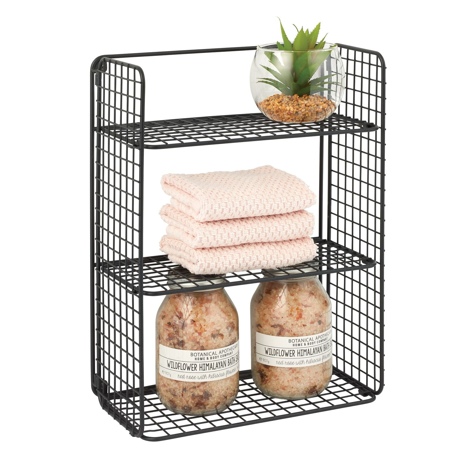 Buy Metal Wire Hanging Bathroom Shower Storage Rack by Decorative