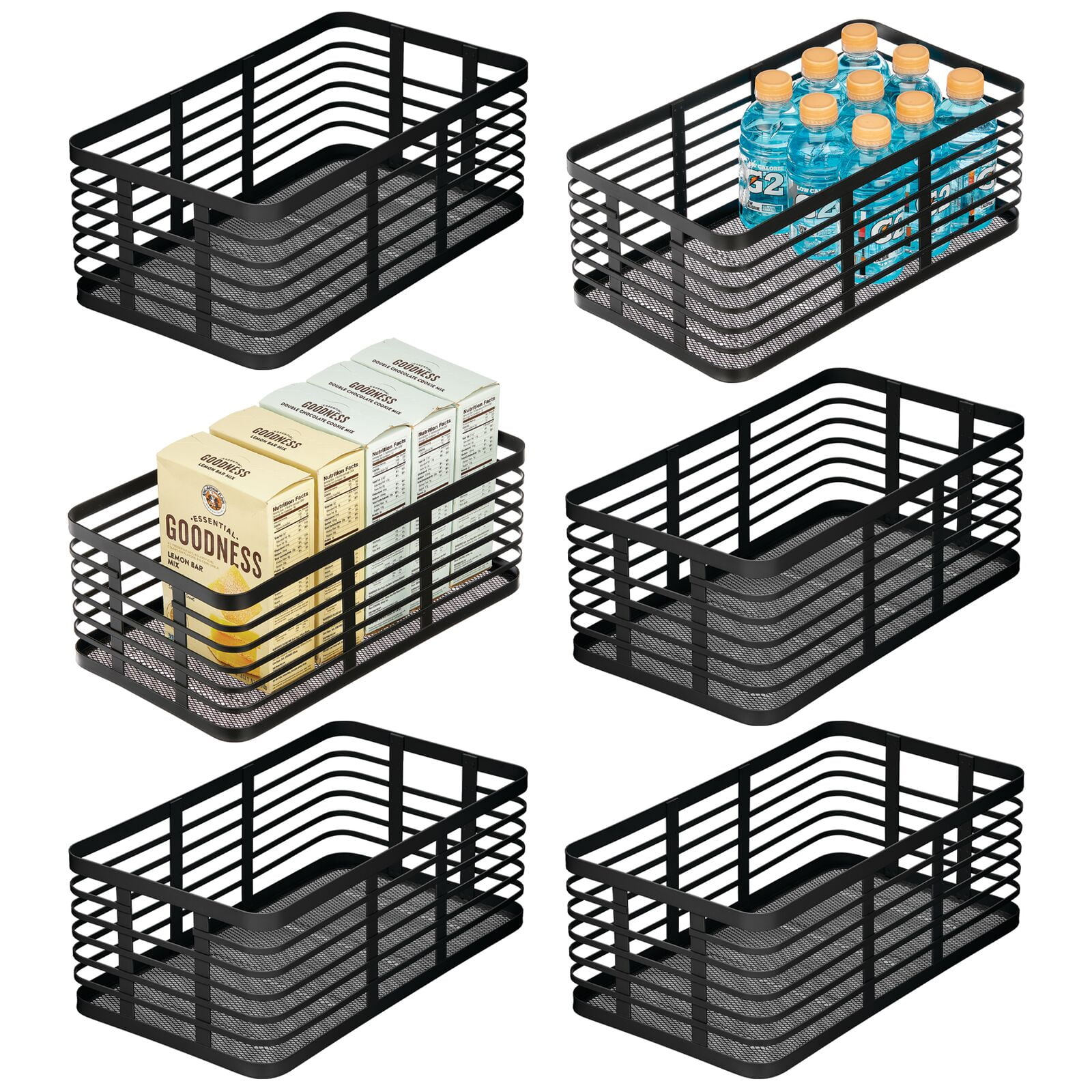 Homics Freezer Baskets for Chest Freezer, Stackable Wire Baskets for  Storage Pantry Open Front Deep Freezer Organizer Bins Basket Dividers  Inside