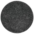 thumbnail image 1 of mDesign Microfiber Accent Rug Mat/Runner, 24" Diameter - Heather Charcoal Gray, 1 of 8